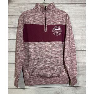 Great Smoky Mountains Burgundy Light Pullover Sweatshirt Jacket Tennessee‎ Small